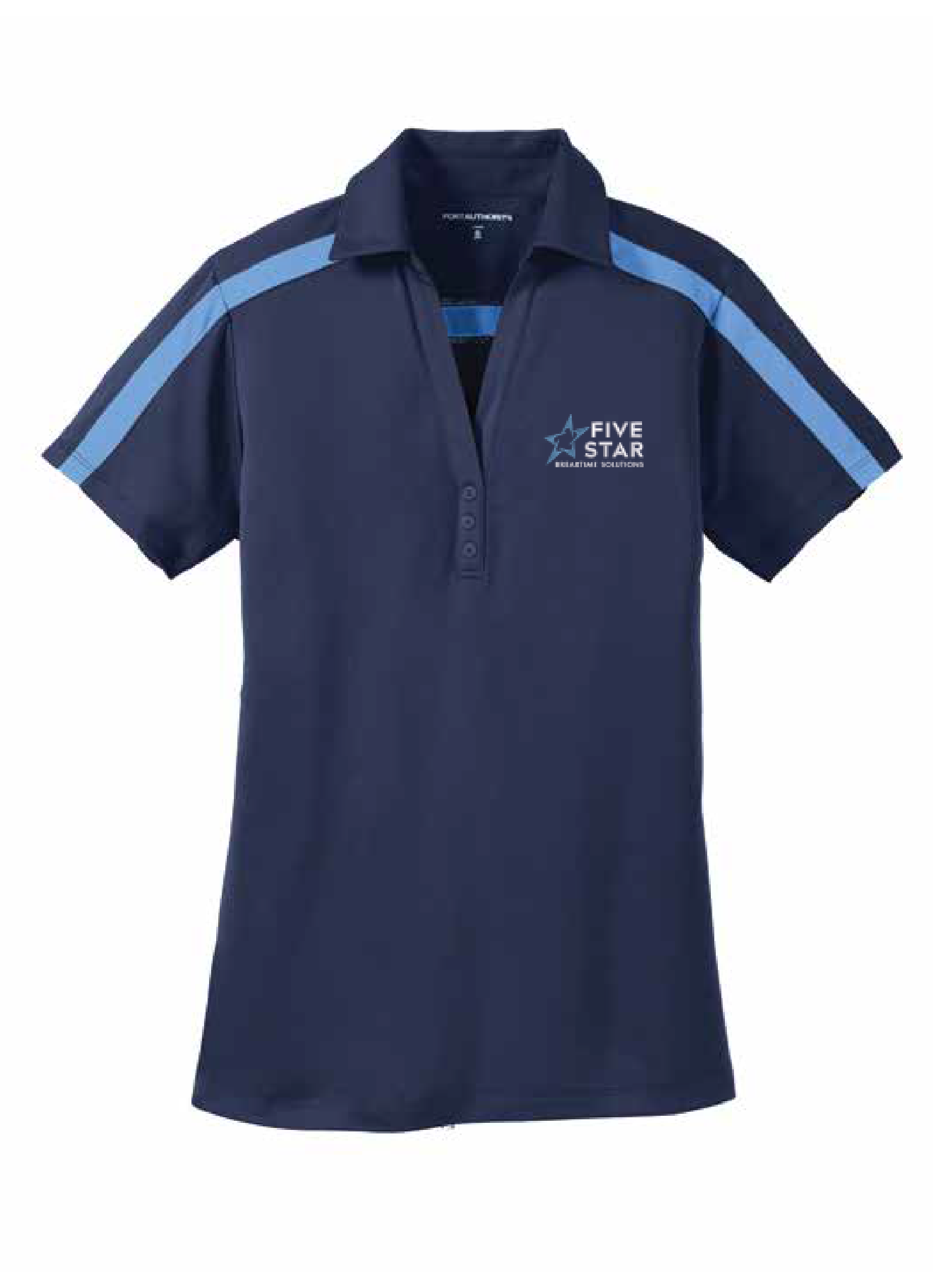 Women's Striped Performance Polo